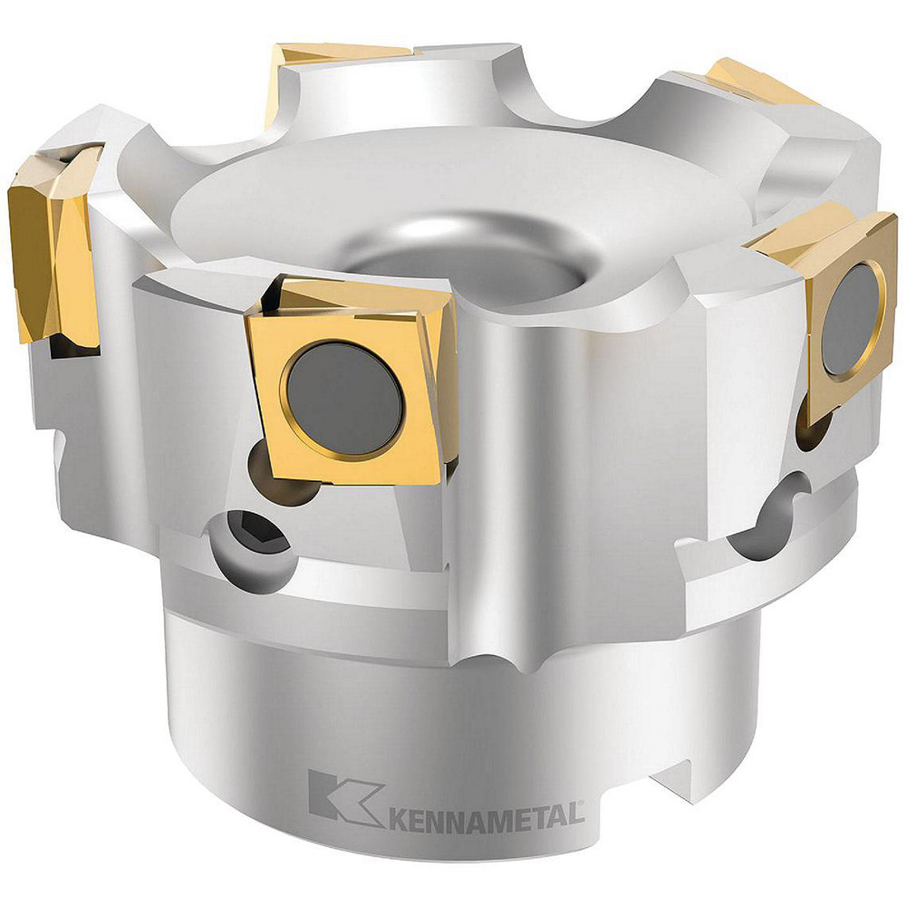 Kennametal 63mm Cut Dia, 22mm Arbor Hole Dia, 6mm Max Depth, Indexable Square-Shoulder Face Mill - 1501653