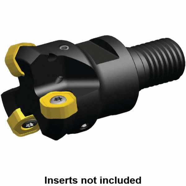 Kennametal 45° Lead Angle, 31.75mm to 1.572" Cut Dia, 0.669" Shank Dia, Indexable & Chamfer End Mill - 4130385