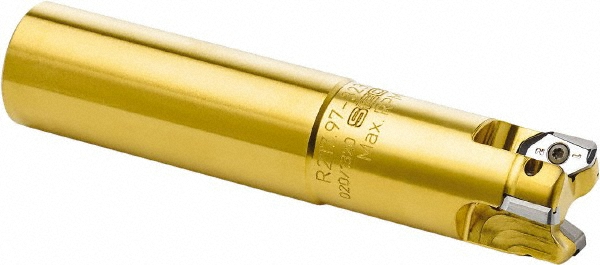 Seco Indexable Copy End Mill: 1.2598" Cut Dia, 0.3937" Max Depth of Cut, Through Coolant - 00035425