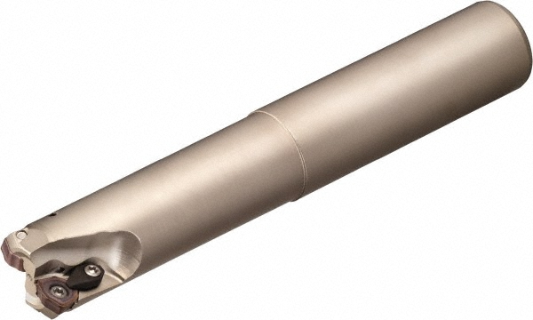 Tungaloy Indexable High-Feed End Mill: EXP05075RLLU, Cylindrical Shank - 6851053