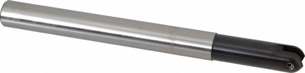 LMT Indexable Ball Nose End Mill: 3/4" Cut Dia, High Speed Steel, 8.27" OAL - 6121366