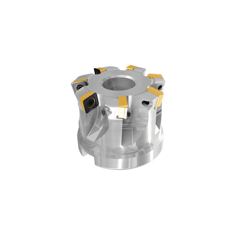 Iscar Indexable High-Feed Face Mill: 95.8 to 125 mm Cut Dia, 40 mm Arbor Hole - 3323485