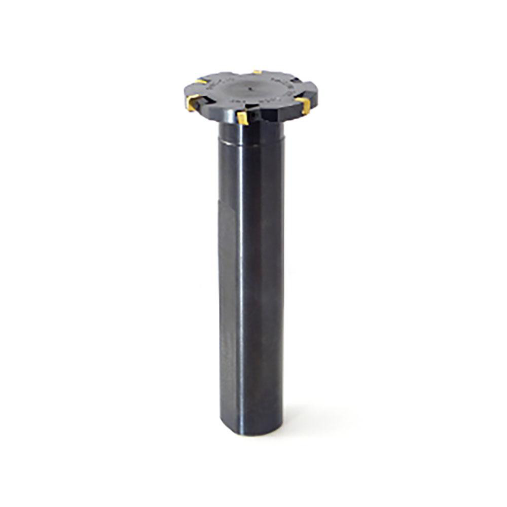 Cutting Tool Technologies Indexable Slotting Cutter: 1/4" Cutting Width, 2" Cutter Dia, Shank Connection, 0.5000" Depth of Cut, 1" Shank Dia, 5.2500" Shank Length, Neutral - DSSC-040