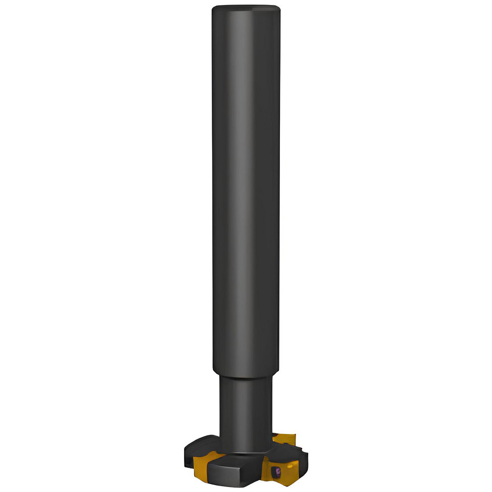 Cutting Tool Technologies Indexable Slotting Cutter: 1/4" Cutting Width, 2" Cutter Dia, Shank Connection, 0.5000" Depth of Cut, 1" Shank Dia, 5.2500" Shank Length, Neutral - DSSC-040