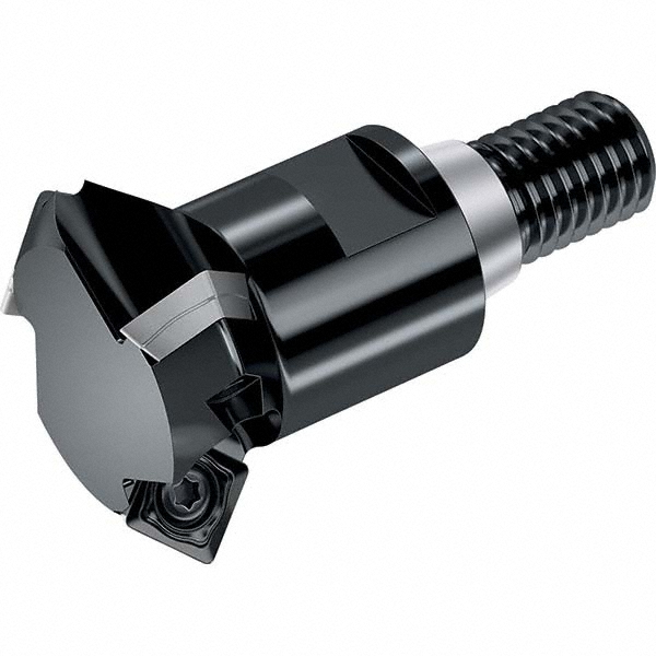Walter 45° Lead Angle, 0.9843" to 25mm Cut Dia, Indexable & Chamfer End Mill - 6556075