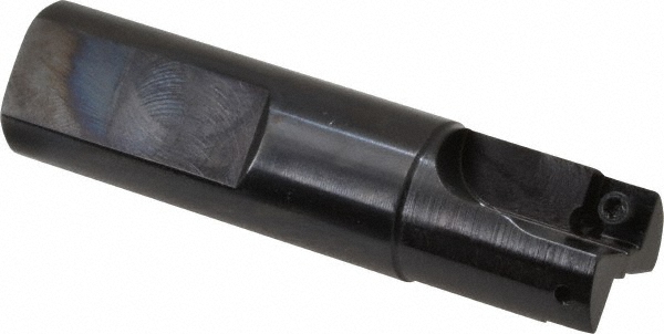 Cutting Tool Technologies Indexable Square-Shoulder End Mill: 1.00 X .750 SH SA EM, 1" Cut Dia, 0.28" Max Depth of Cut, 3/4" Dia Weldon Flat Shank - HS-050-C