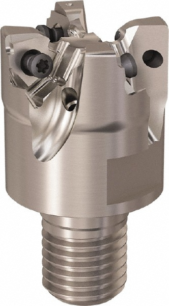 Seco Indexable Square-Shoulder End Mill: R217.96-2040.RE-08-4A, 40 mm Cut Dia, 7 mm Max Depth of Cut, M20 Modular Connection Shank - 02972745