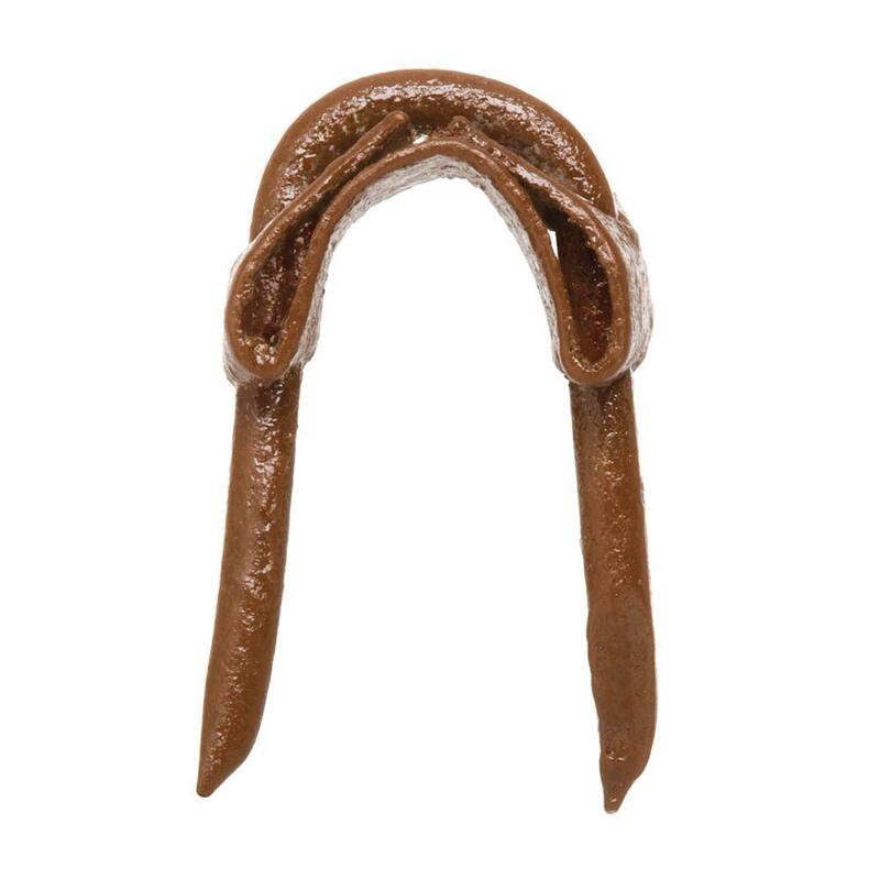 Everbilt 5/8 in. Brown Steel Insulated Staples (15-Pack) - 801514