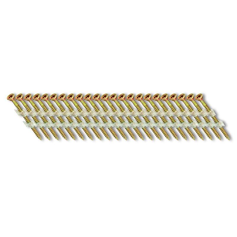 Scrail 2 in. x 1/9 in. 33-Degree Plastic Strip Versa Drive Head Nail Screw Fastener (1,000-Pack) - SCPS613FVEG