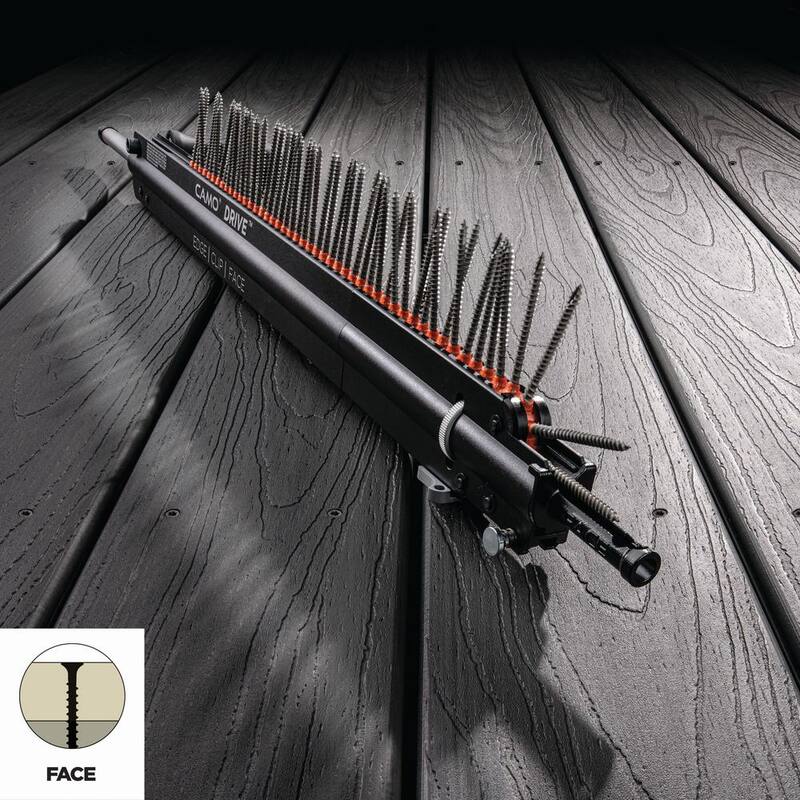 CAMO #10 x 2-1/2 in. Stainless Steel Star Flat-Head Drive Collated Composite Deck Screw (1000-Count) - 0395080