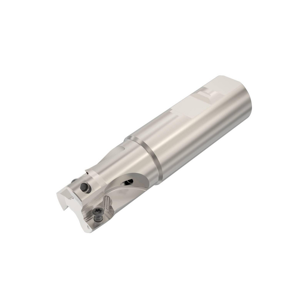 Seco Indexable Square-Shoulder End Mill: R217.69-01.00-3-12-3AN, 1" Cut Dia, 0.433" Max Depth of Cut, 1" Dia Weldon Flat Shank - 02688954