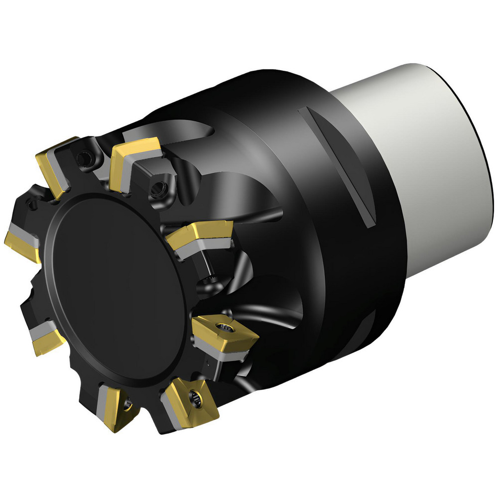 Sandvik Coromant 84mm Cut Dia, 80mm Arbor Hole Dia, 84mm Max Depth, Indexable Square-Shoulder Face Mill - 5764736