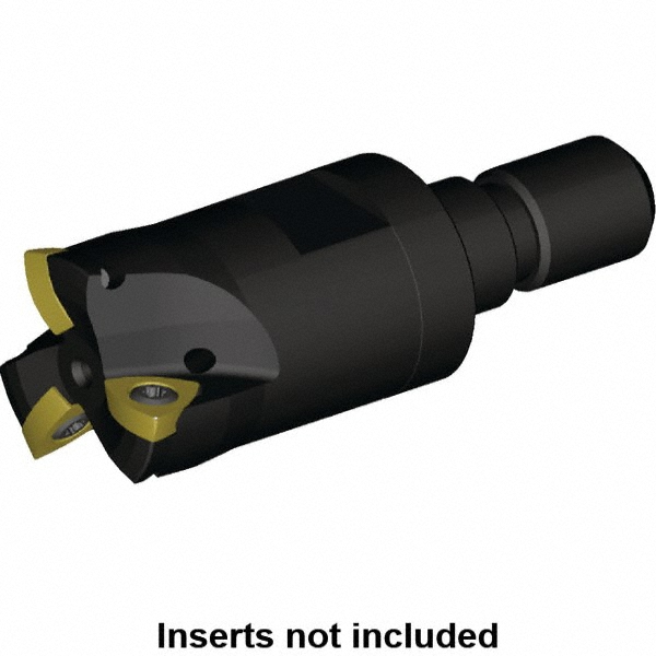 Kennametal Indexable High-Feed End Mill: 20Y03R030M10SWP03, 20.00 mm Cut Dia, Modular Connection Shank - 3651443