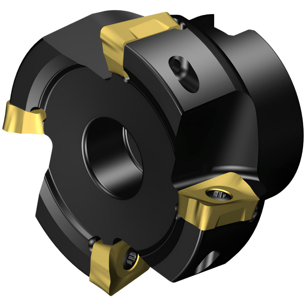 Sandvik Coromant 63mm Cut Dia, 22mm Arbor Hole Dia, 15.4mm Max Depth, Indexable Square-Shoulder Face Mill - 5745555