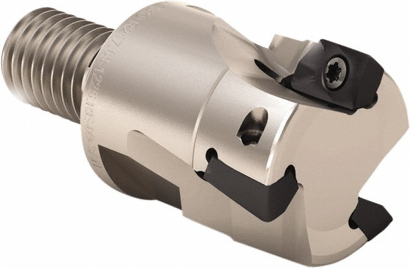 Iscar Indexable Square-Shoulder End Mill: T490 ELN D.75-3, 3/4" Cut Dia, 0.315" Max Depth of Cut, T12 Modular Connection Shank - 3104869