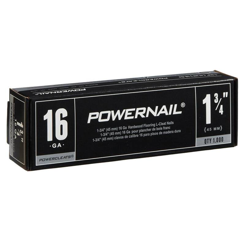 POWERNAIL Powercleats 1-3/4 in. 16-Gauge Hardwood Flooring Nails 15 Boxes of 1,000 - L 175-16