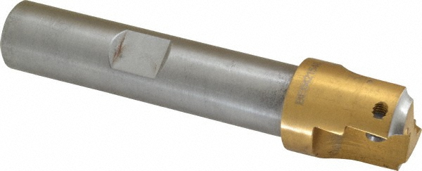 Superbee 0.07 to 0.125" Cut Radius, 5/8" Dia, 5/8" Max Depth, 5/8" Shank Dia, Indexable Concave Radius Cutter - BE4011540C2