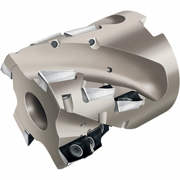Seco 50mm Cut Dia, 1-1/16" Arbor Hole Dia, 57mm Max Depth, Indexable Square-Shoulder Face Mill - 02926818