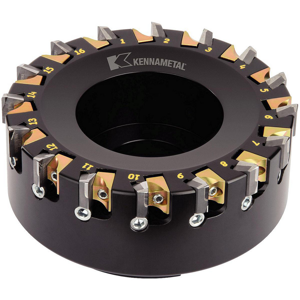 Kennametal 250mm Cut Dia, 60.01mm Arbor Hole Dia, 4.9mm Max Depth, Indexable Square-Shoulder Face Mill - 6207836