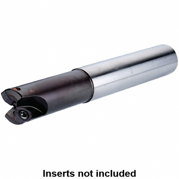 LMT Indexable High-Feed End Mill: ECPV07.75X175X.75, Cylindrical Shank - 9089014