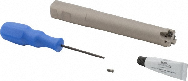 Kennametal Indexable High-Feed End Mill: KF100WP0304C100L250, Cylindrical Shank - 4138469