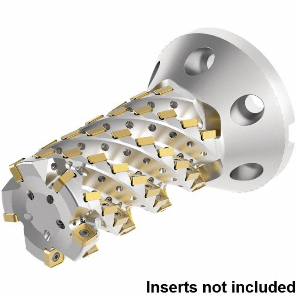 Kennametal 3" Cut Dia, 4-5/8" Arbor Hole Dia, 5.2079" Max Depth, Indexable Square-Shoulder Face Mill - 6456648