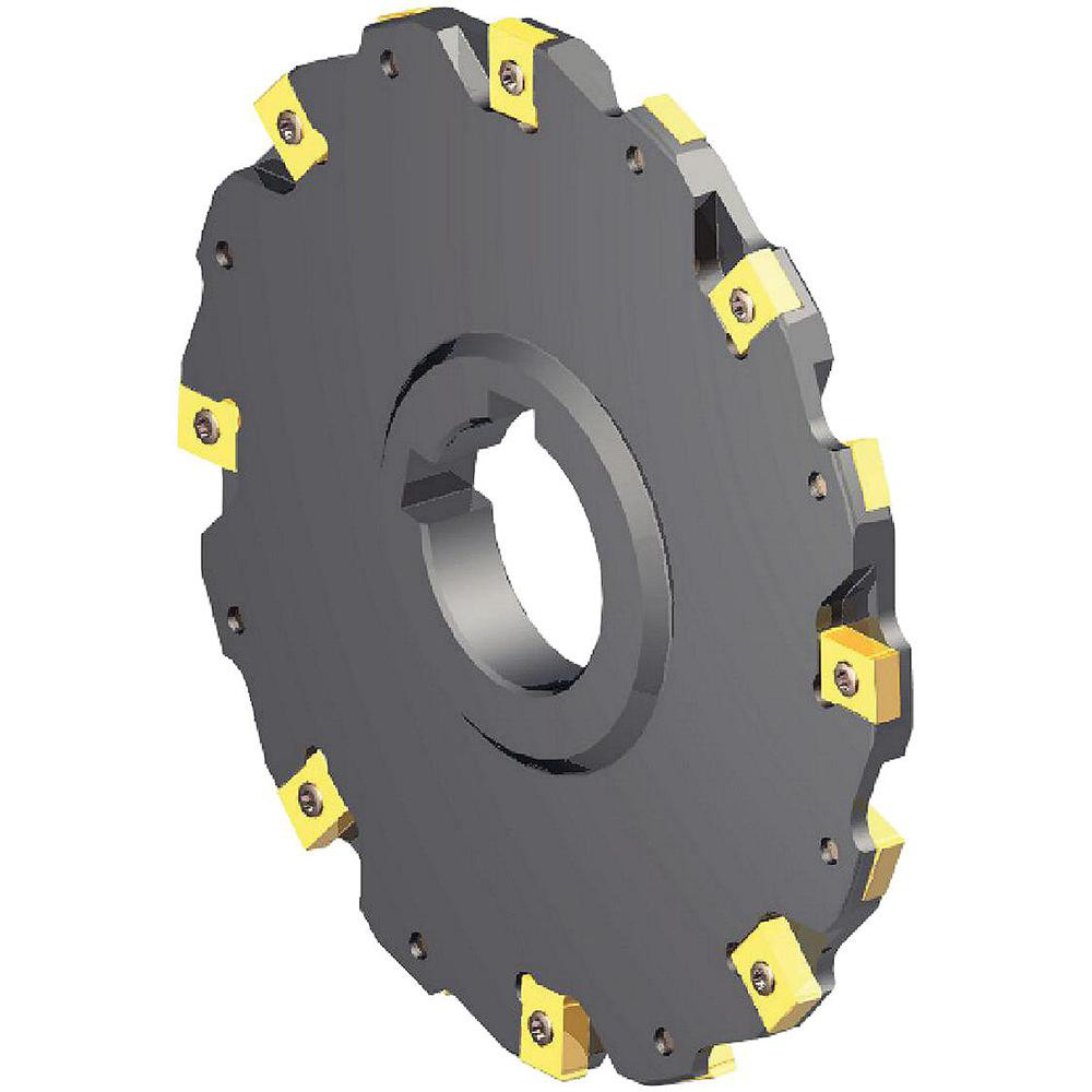 Iscar Indexable Slotting Cutter: 0.1870" Cutting Width, 5.0000" Cutter Dia, Arbor Connection, 1.4700" Depth of Cut, 1.2500" Hole Dia, Right Hand - 3181215