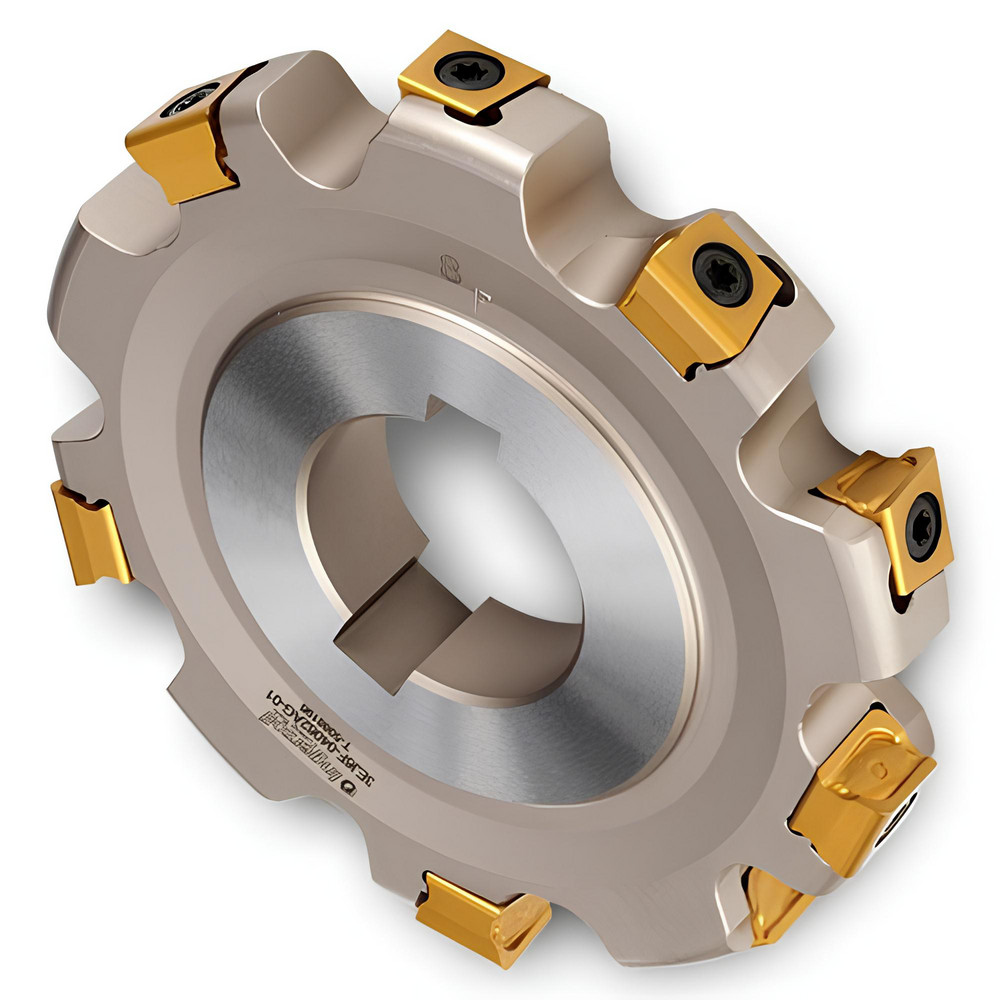 Seco Indexable Slotting Cutter: 0.5910" Cutting Width, 10.0000" Cutter Dia, Arbor Connection, 3.3860" Depth of Cut, 2.0000" Hole Dia, Right Hand - 02741602