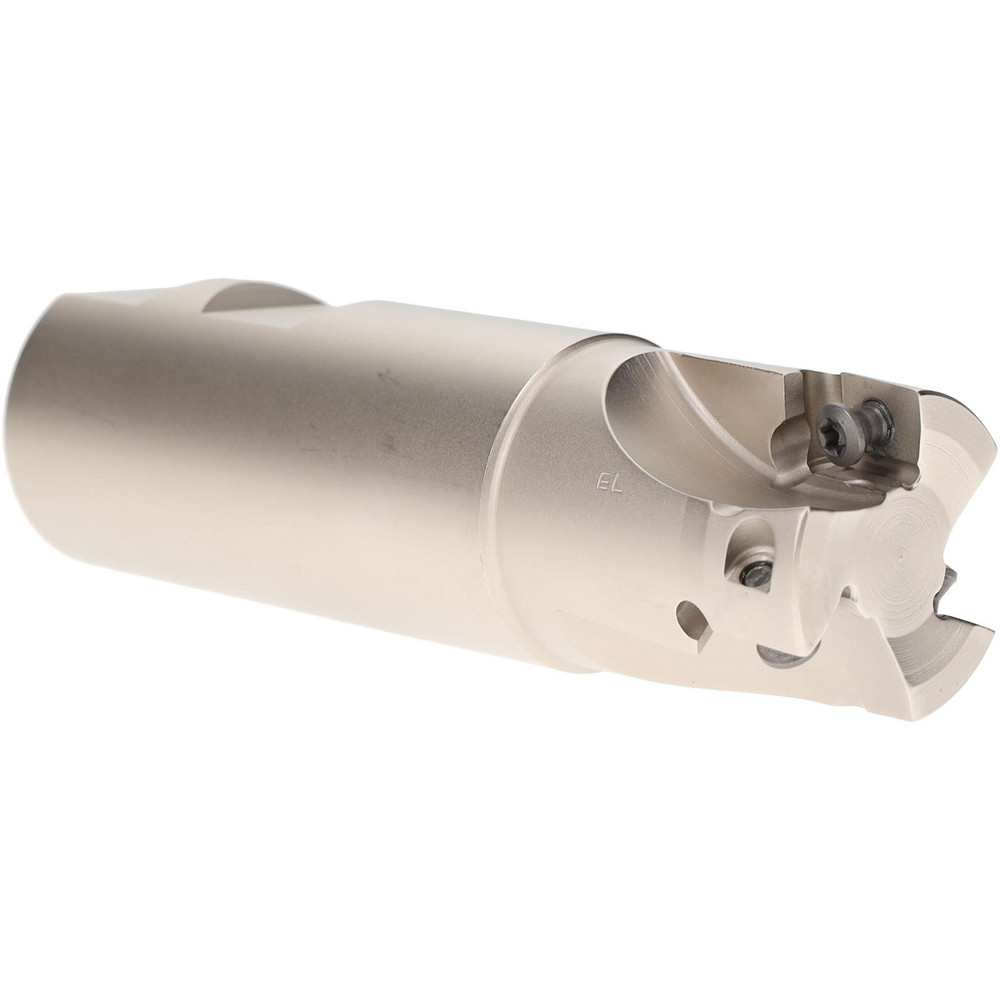 Sumitomo Indexable Square-Shoulder End Mill: WEX31250EW, 1-1/4" Cut Dia, 1-1/4" Dia Weldon Flat Shank - 2900W30