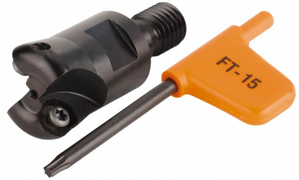 Sandvik Coromant Indexable Copy End Mill: 3/4 to 3/4" Cut Dia, 0.1969" Max Depth of Cut - 5739535
