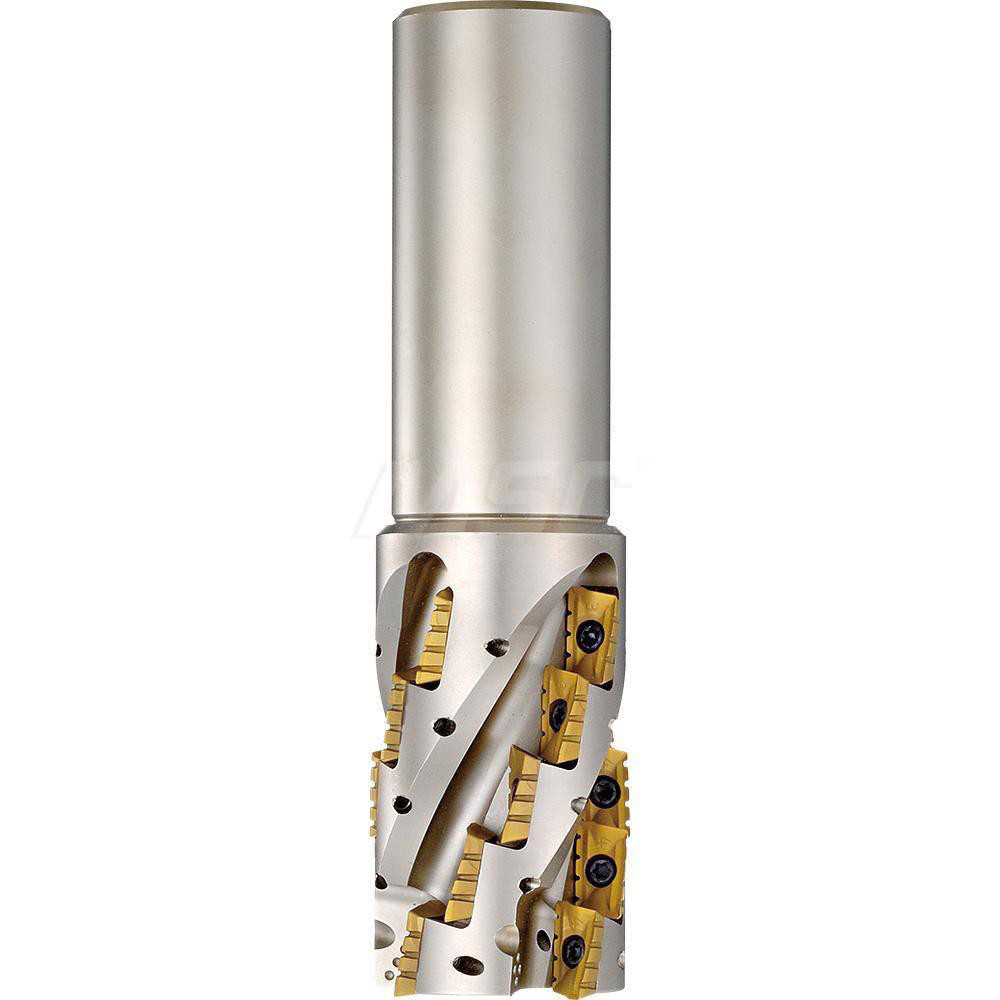 Iscar Indexable Square-Shoulder End Mill: HM90 E90A-D25-3-C25, 25 mm Cut Dia, 10 mm Max Depth of Cut, 25 mm Dia Cylindrical Shank - 3101909