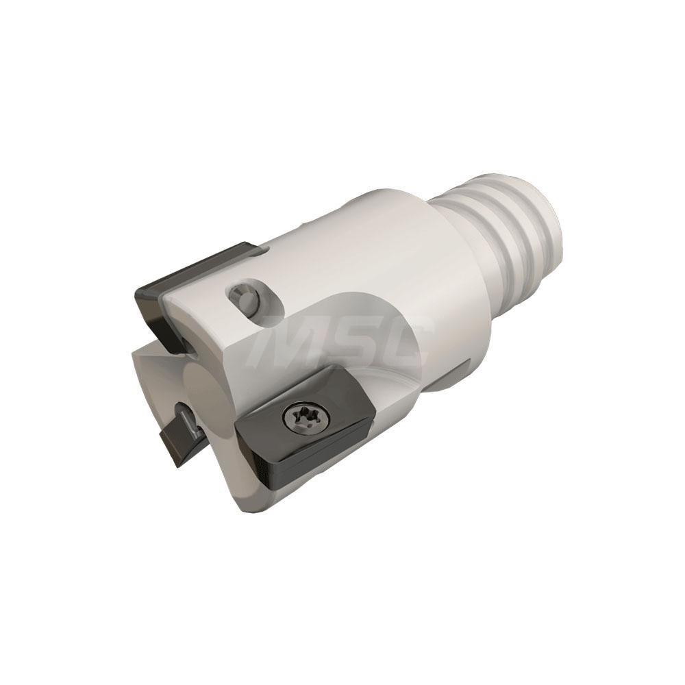 Iscar Indexable Square-Shoulder End Mill: HPE90AND163MMT10, 16 mm Cut Dia, 7.7 mm Max Depth of Cut, T10 Modular Connection Shank - 3103684