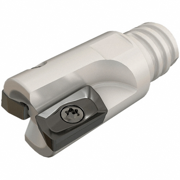 Iscar Indexable Square-Shoulder End Mill: HPE90AND163MMT10, 16 mm Cut Dia, 7.7 mm Max Depth of Cut, T10 Modular Connection Shank - 3103684