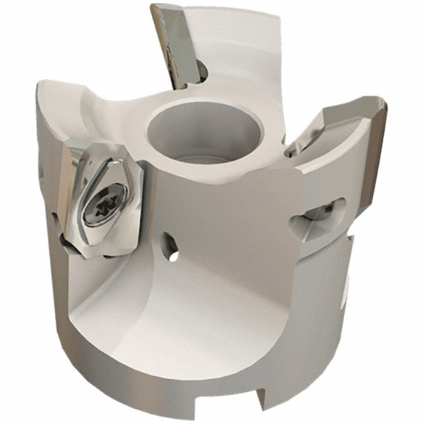 Iscar 63mm Cut Dia, 27mm Arbor Hole Dia, 13.5mm Max Depth, Indexable Square-Shoulder Face Mill - 3106386