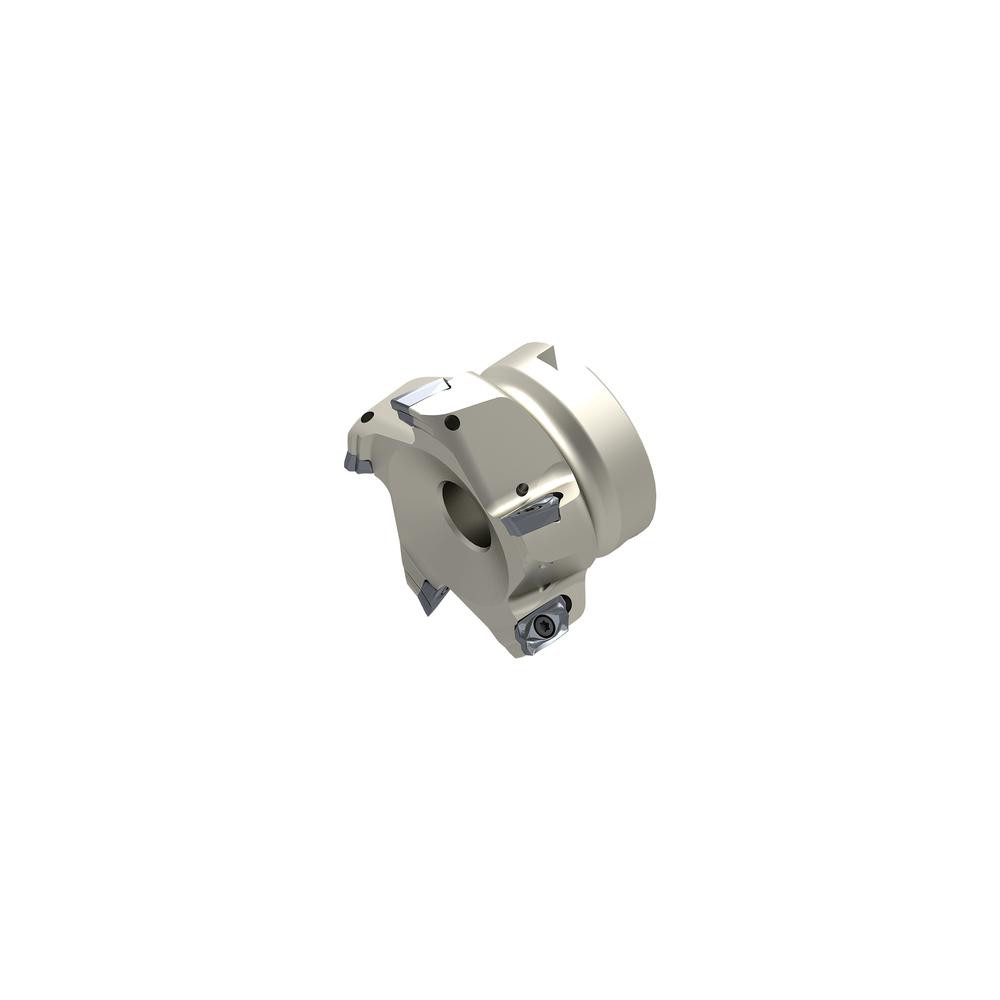Ceratizit Indexable Square-Shoulder Face Mill:  A211400R0615A125200EF,  4'' Cut Dia,  1.2500" Arbor Hole Dia,  0.5510" Max Cutting Depth - 5874840006