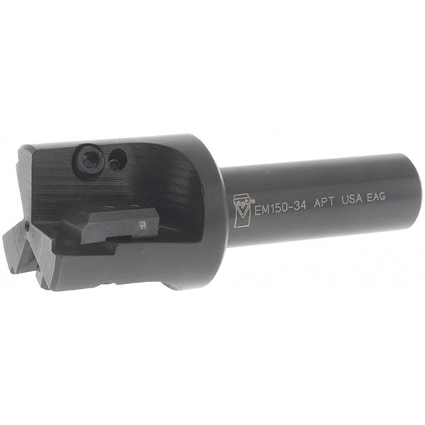Seco Indexable Square-Shoulder End Mill: R2176901503169XO163A, 1-1/2" Cut Dia, 1.693" Max Depth of Cut, 1/2" Dia Weldon Flat Shank - 10067015
