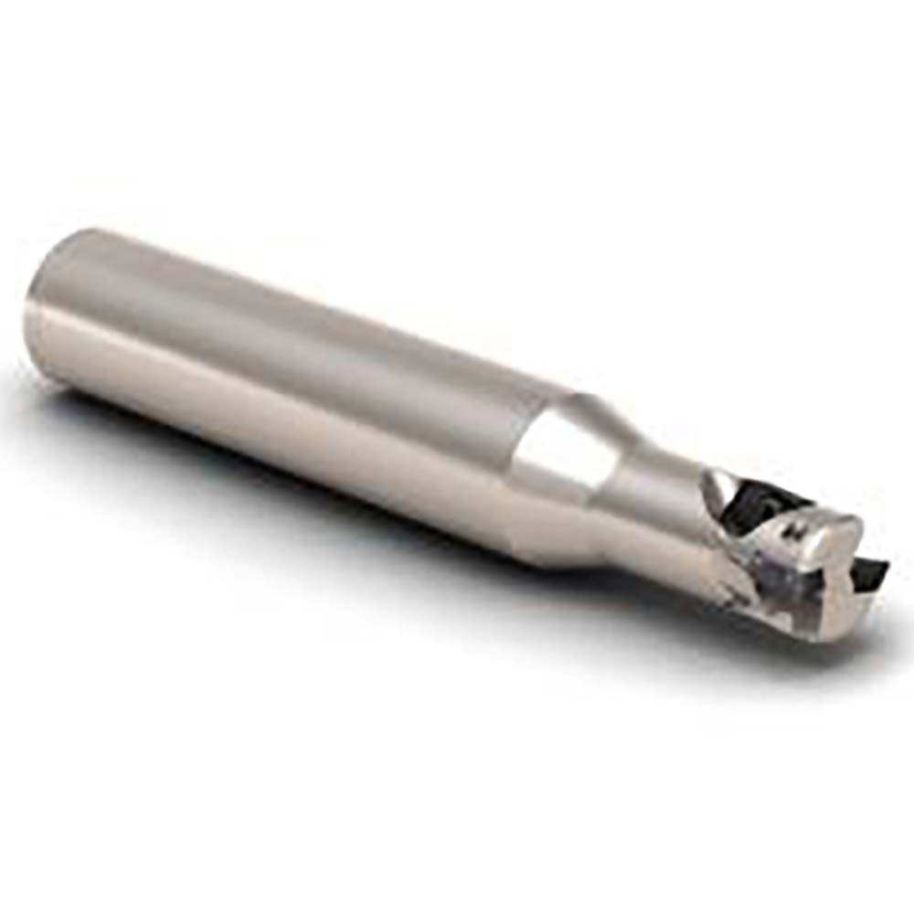 Seco Indexable Square-Shoulder End Mill: R2176901503169XO163A, 1-1/2" Cut Dia, 1.693" Max Depth of Cut, 1/2" Dia Weldon Flat Shank - 10067015
