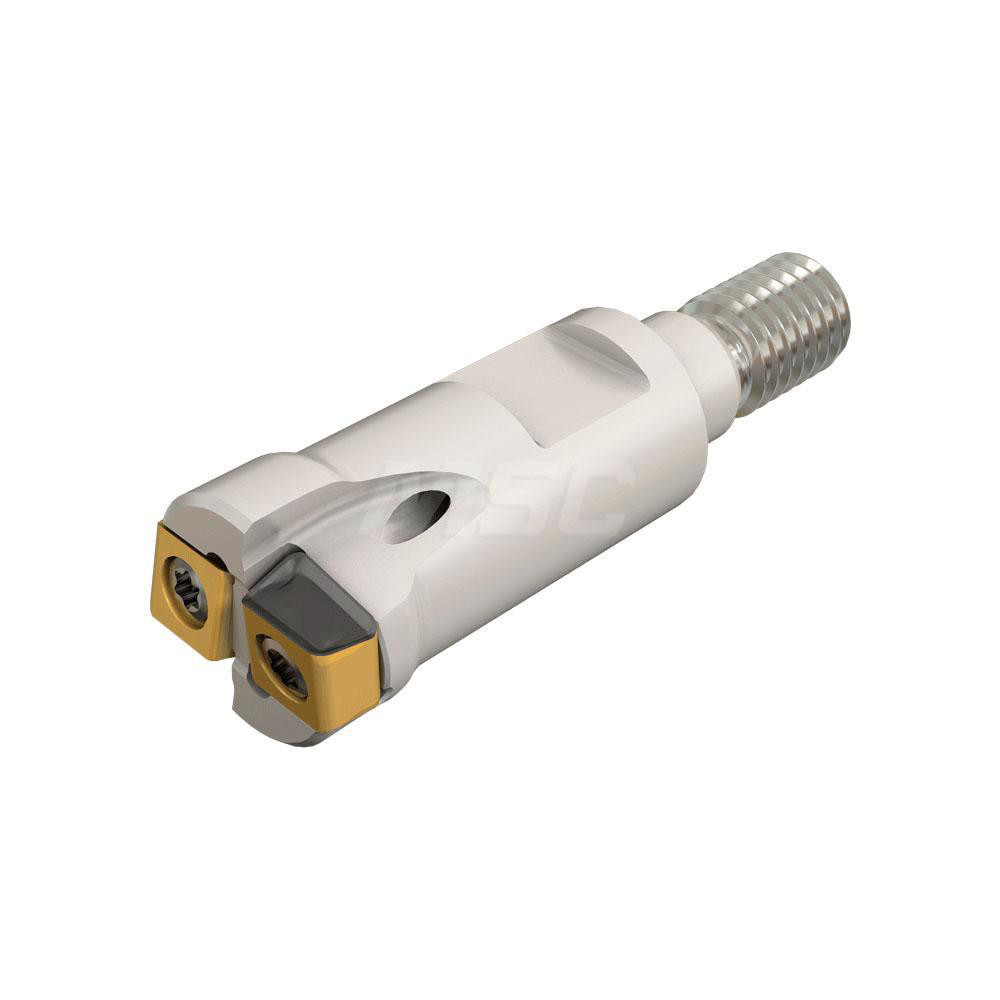 Iscar 20mm Cut Dia, 2.5mm Max Depth of Cut, 20mm Shank Diam,Indexable Plunge End Mill - 3105868