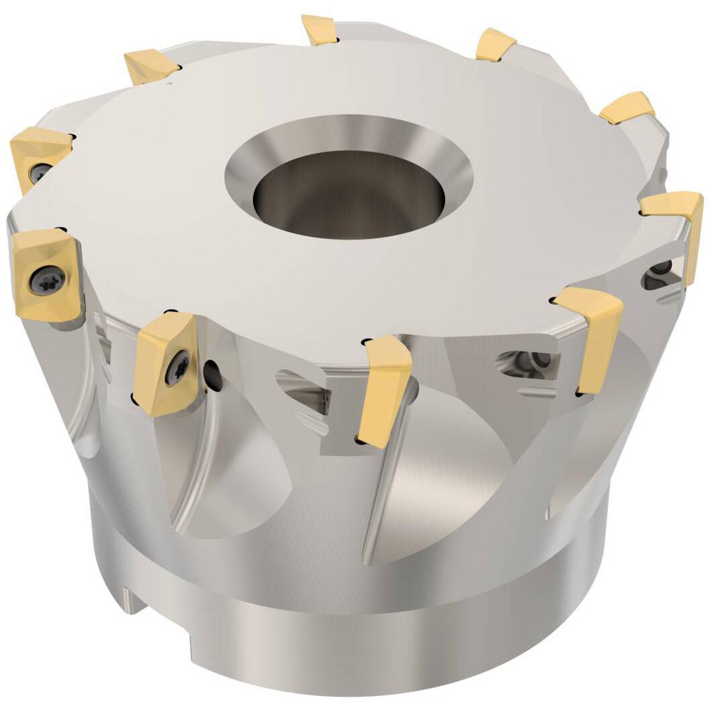 Seco 52mm Cut Dia, 22mm Arbor Hole Dia, 9mm Max Depth, Indexable Square-Shoulder Face Mill - 02969080