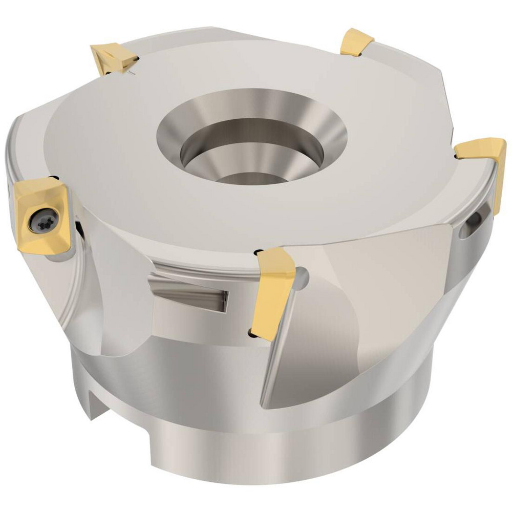 Seco 52mm Cut Dia, 22mm Arbor Hole Dia, 9mm Max Depth, Indexable Square-Shoulder Face Mill - 02969080
