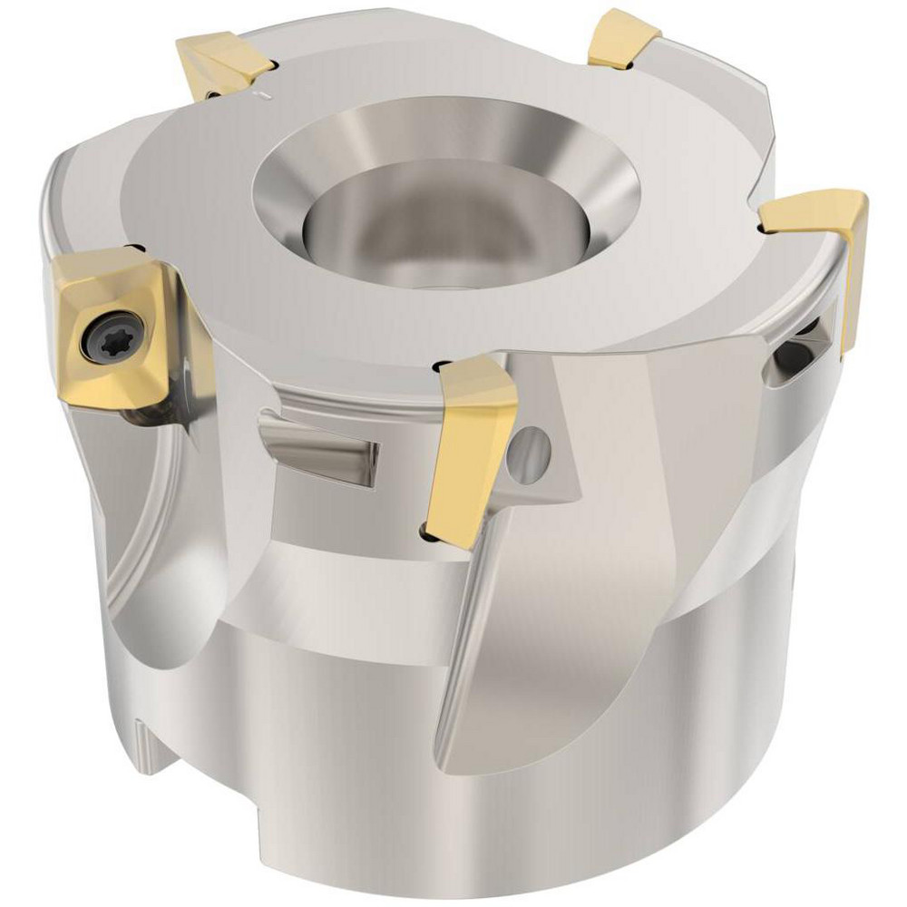 Seco 52mm Cut Dia, 22mm Arbor Hole Dia, 9mm Max Depth, Indexable Square-Shoulder Face Mill - 02969080