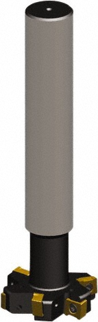 Sandvik Coromant Indexable Slotting Cutter: 5/16" Cutting Width, 1-1/2" Cutter Dia, Weldon Connection, 0.4090" Depth of Cut, 25.40 mm Hole Dia, 1" Shank Dia, Right Hand - 7295449