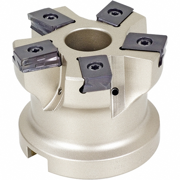Iscar 100mm Cut Dia, 22mm Arbor Hole Dia, 3mm Max Depth, Indexable Square-Shoulder Face Mill - 3104822