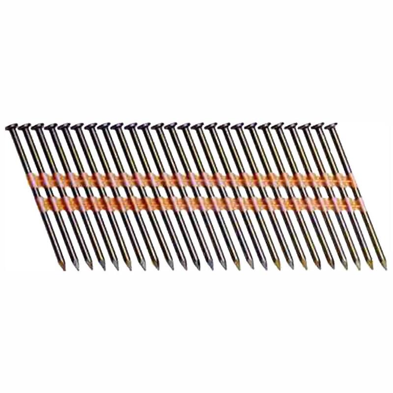 Grip-Rite 2-3/8 in. x 0.113 in. 21° Plastic Collated Bright Coated Smooth Shank Nails 1000 per Box - GR071M