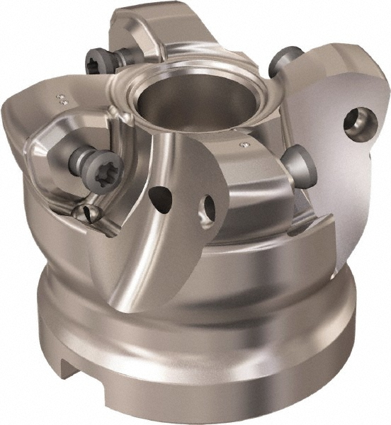 Ceratizit Indexable High-Feed Face Mill: 36.67 to 42 mm Cut Dia, 17 mm Arbor Hole - 5641104206