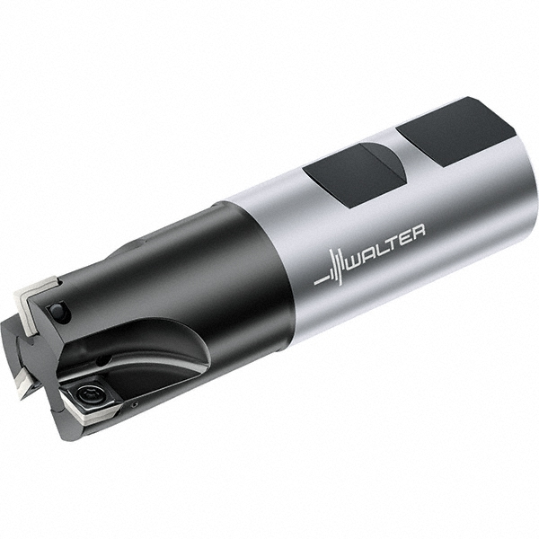 Walter Indexable Square-Shoulder End Mill: M4132.031-W31-03-09, 1-1/4" Cut Dia, 8.4 mm Max Depth of Cut, 1-1/4" Dia Weldon Flat Shank - 6556158