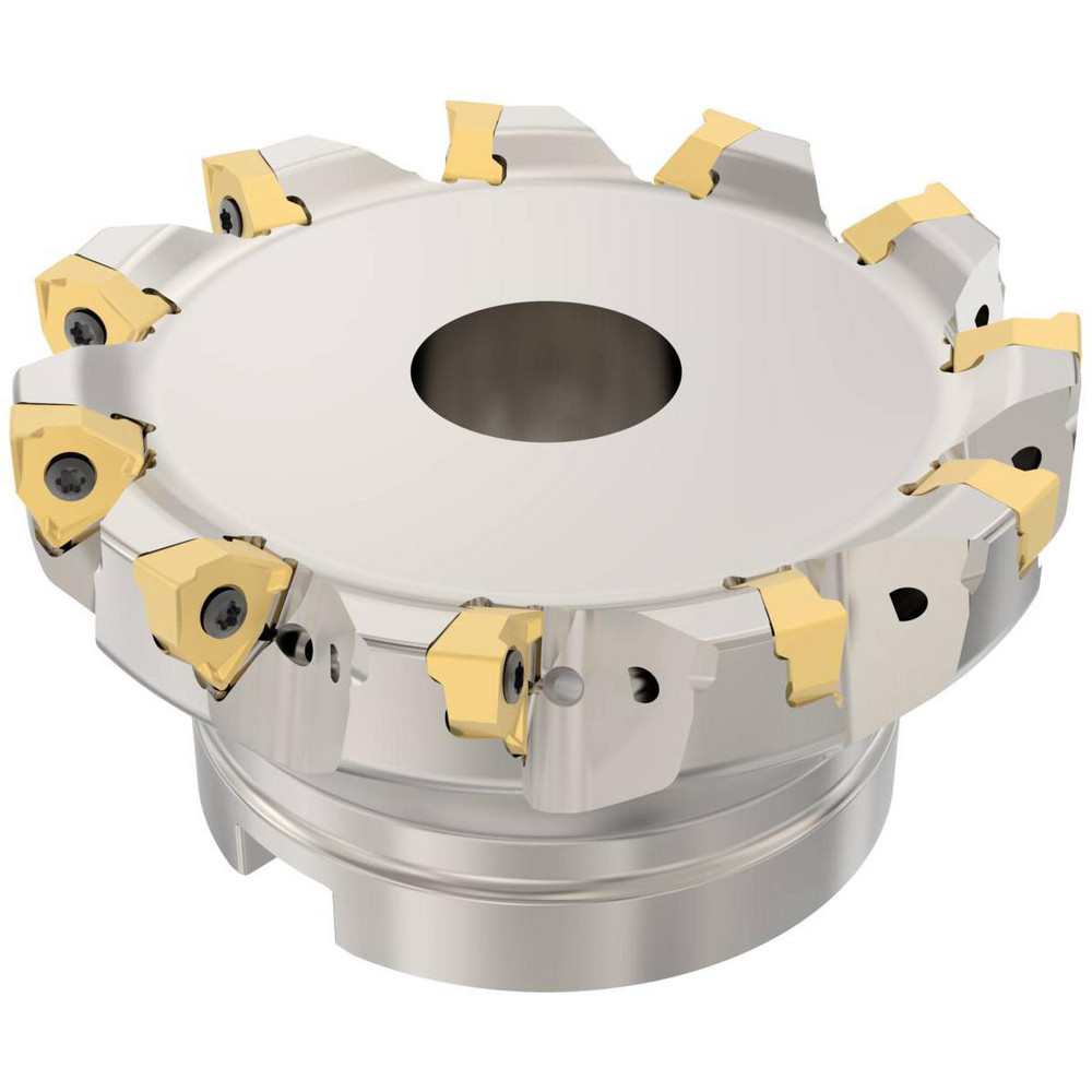 Dorian Tool 5" Cut Dia, 1-1/2" Arbor Hole Dia, 0.618" Max Depth, Indexable Square-Shoulder Face Mill - 73310165670