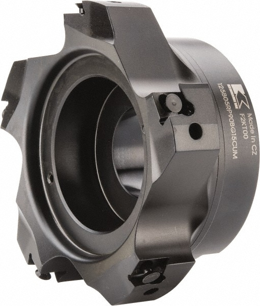 Dorian Tool 5" Cut Dia, 1-1/2" Arbor Hole Dia, 0.618" Max Depth, Indexable Square-Shoulder Face Mill - 73310165670