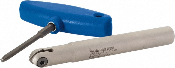 Iscar Indexable Ball Nose End Mill: 5/8" Cut Dia, 1.44" OAL - 3181082