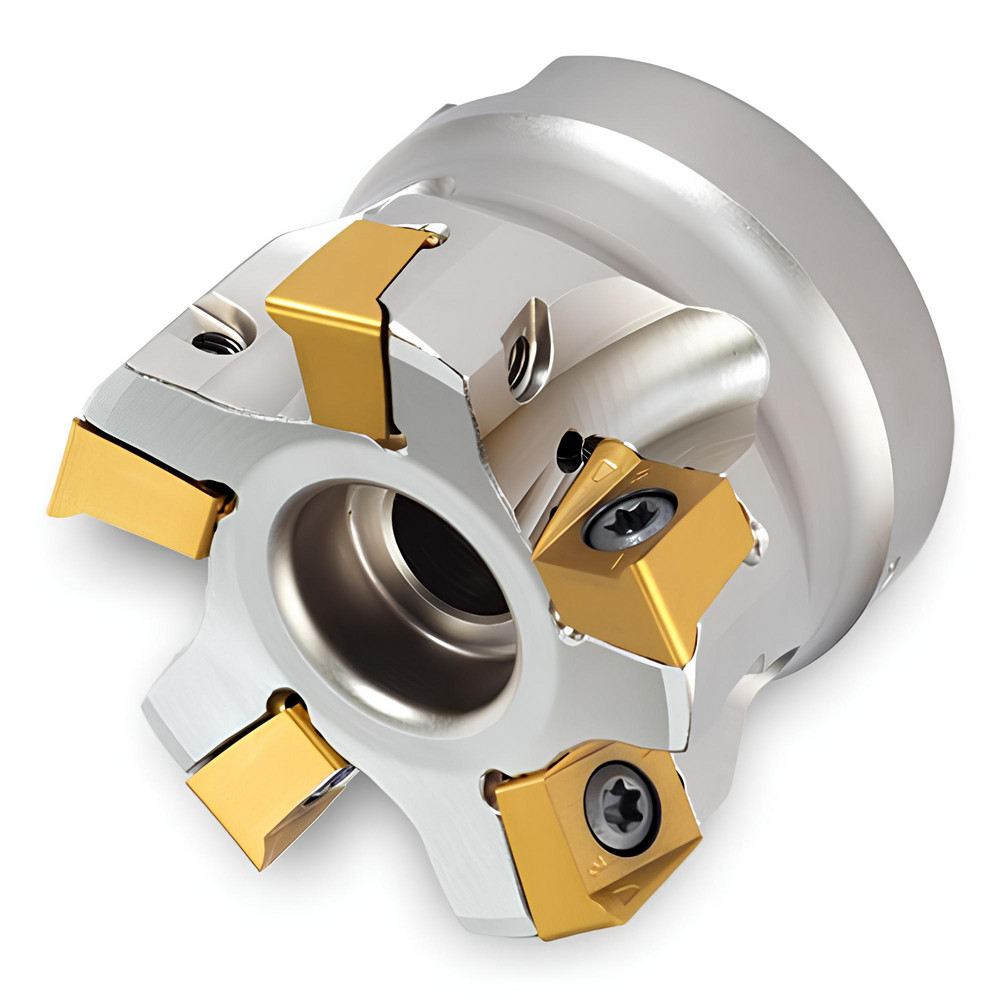 Seco Indexable Square-Shoulder Face Mill:  R220.69-02.50-18L4BAN,  2-1/2'' Cut Dia,  1.0000" Arbor Hole Dia,  1.8500" Max Cutting Depth - 02722287